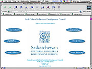 Saskatchewan Cultural Industries Development Council web site