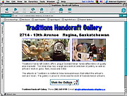 Traditions Handcraft Gallery web site
