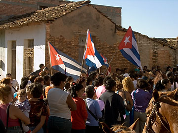 &copy;2005 Gary Robins "Celebrations for Jose Marti Day in Trinidad, Cuba"
