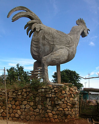 The "Big Chicken" at the village of K'Dong, near Dalat