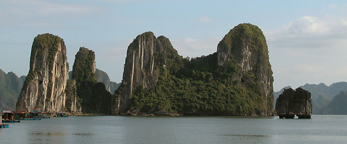 On the way to Cat Ba Island in Halong Bay, Vietnam