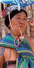 Woman from an Ahka tribal village